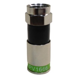 [PV1666] Conector Compresion RG6 Roscable Hembra